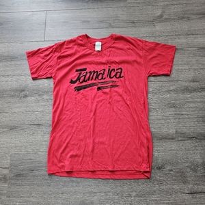 Vintage Jamaica Single Stitch Red Ocean T Shirt Mens Large